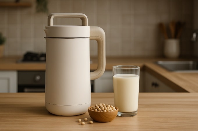 豆乳メーカー、大豆、豆乳